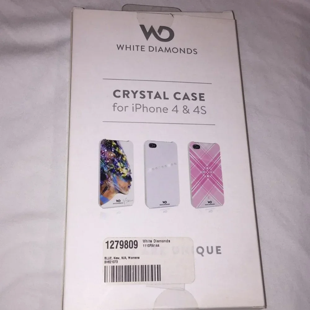 White Diamonds Crystal Case for Apple iPhone 4/4S